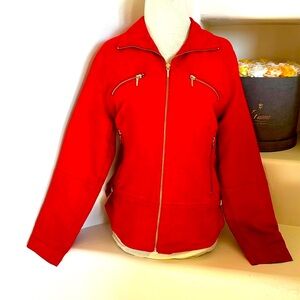 Chico’s Micro Suede Jacket with POCKETS